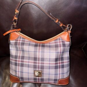 Dooney and Bourke Plaid Purse new condition